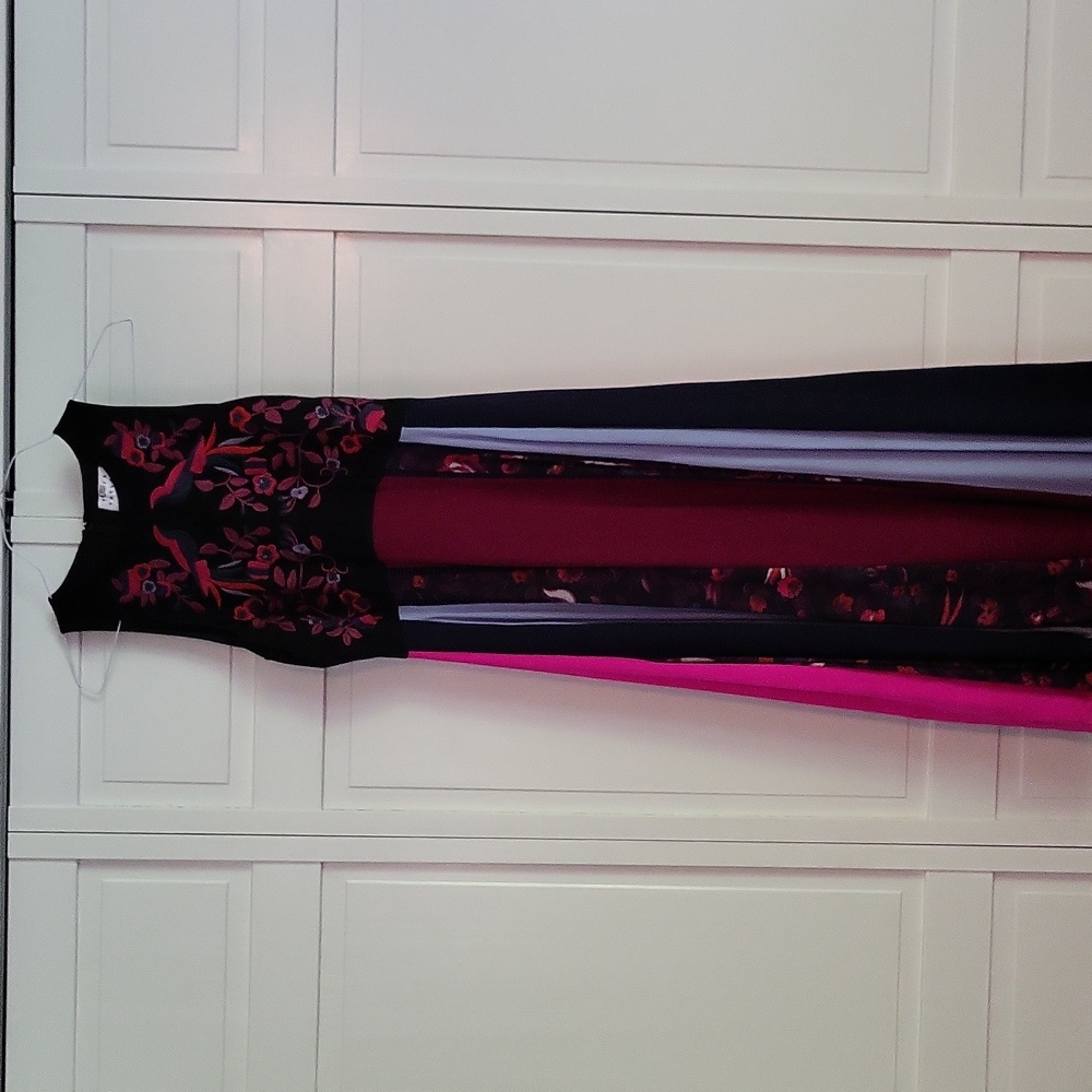 Tanya Taylor Embroidered Dress - Color: multi - Size: 8